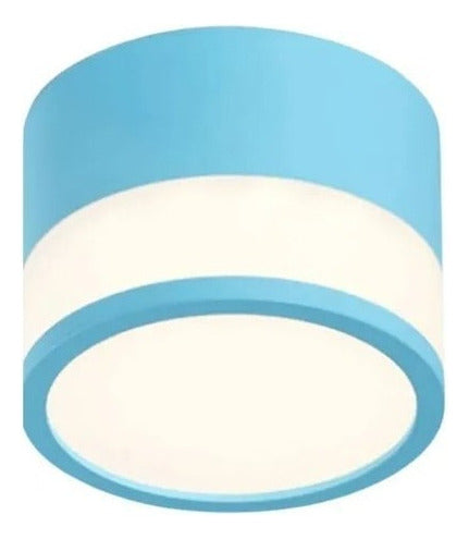 Panel Sobrepuesto Con Vidrio Decorativo Led 7w Luz Fría