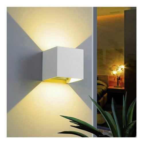 Pack 3 Aplique Led Exterior Ip54 3000k Shaula Konnergie Deus
