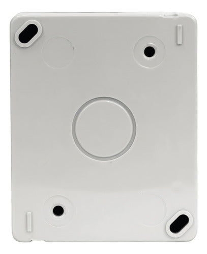 Tomacorriente Doble 10/16a Hydrobox Exterior Ip55 250v Sec Color Blanco