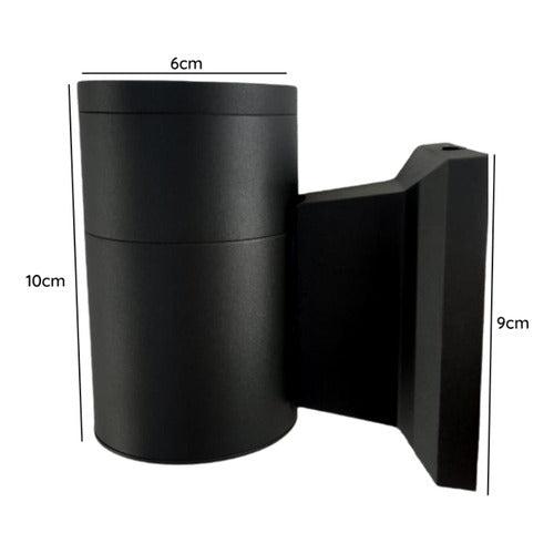 Aplique Led Kapelle Cilindro Ip54 Simple Gu10 Konnergie Deus - Deus Group