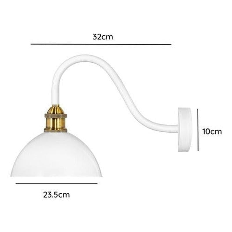 Aplique Con Pantalla Chica Porta Ampolleta E27 Decorativo - Deus Group