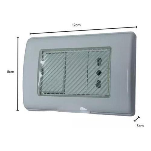 Interruptor 9/12 Tomacorriente 10/16 Exterior Embutido Sec - Deus Group