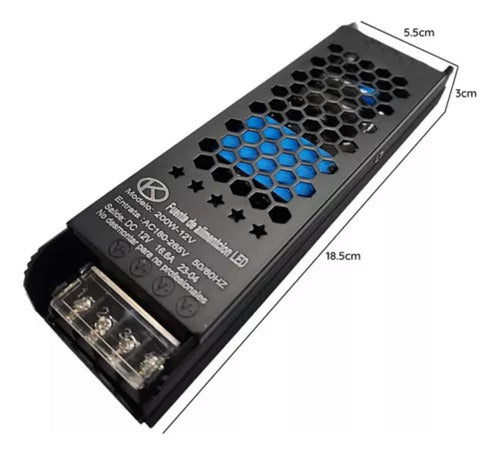 Fuente Poder Profesional Cinta Camara Switch 12v 200w 8.33a