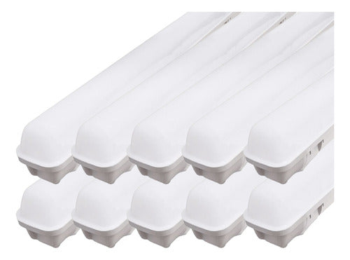 Pack 8 Estanco LED Integrado 40W IP65 120cm