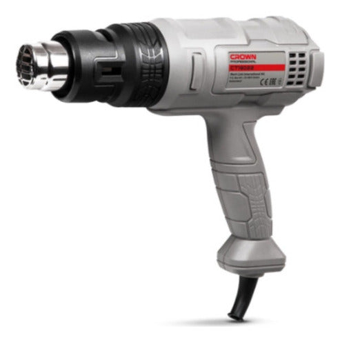 Pistola De Calor Crown 1800w Regulable Pro Con Accesorios