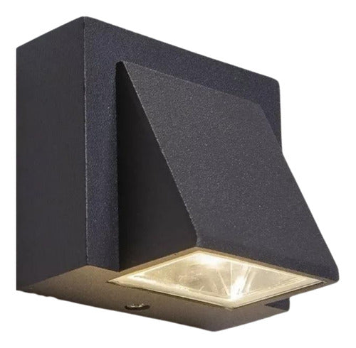 Pack 2 Aplique Led Simple Ip54 3000k Kapelle Konnergie Deus