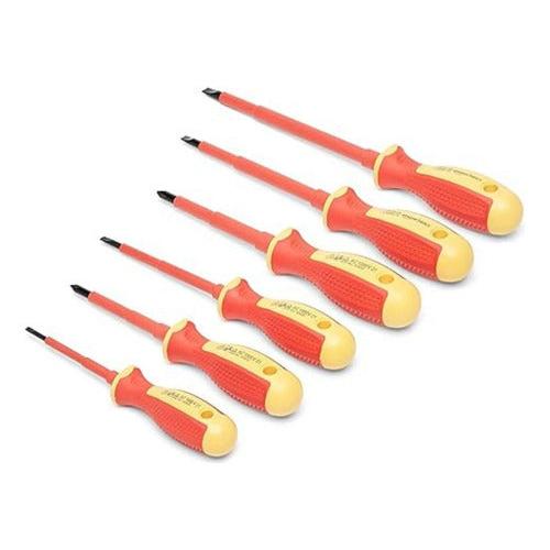 Juego Destornilladores Set Variados 6 Piezas 1kv Electrico - Deus Group