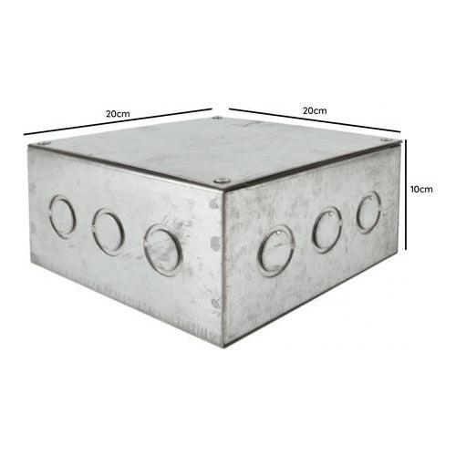 Caja Metálica Para Distribución Pregalvanizada 200x200x100 - Deus Group