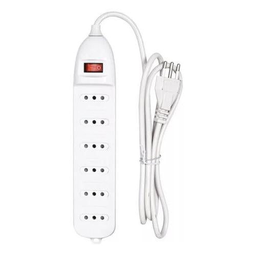 Alargador eléctrico 6 posiciones 5m con interruptor SEC 2500W - Deus Group