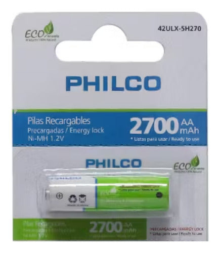 Pila Recargable AA 2700mAh Philco | Pack Multiusos