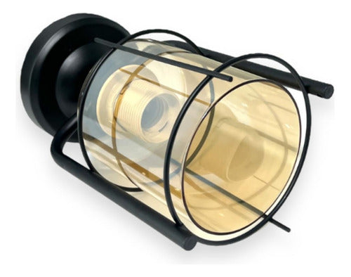 Pack 2 Aplique Simple Porta E27 Led Zosmo Konnergie Deus