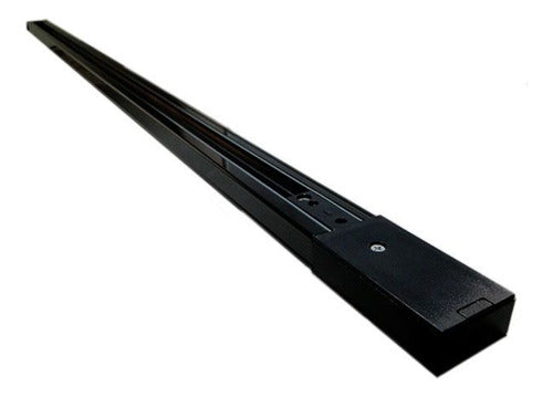 Riel Monofasico Konnergie 1 Metros Negro