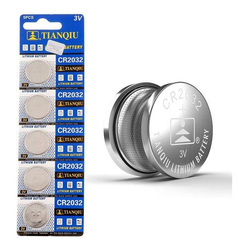 Batería Pila Cr2032 Pack De 5 Pilas 3v. 220 Mah - Deus Group