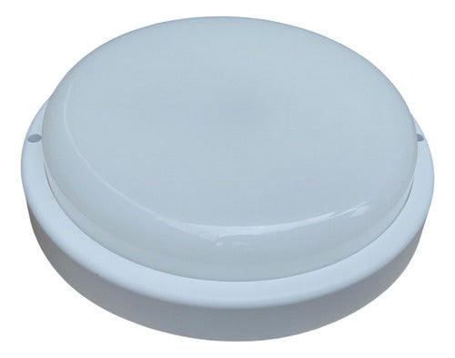 Panel Plafón Lampara Led Sobrepuesto 12w Ip54 Hermético Color Blanco