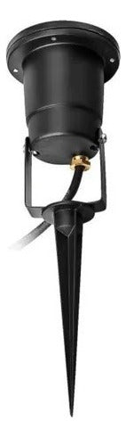 Foco Aplique Luz Estaca Con Ampolleta Gu10 Exterior Jardin