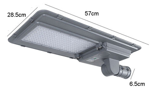 Luminaria Alumbrado Publico Panel Solar Luz Fria + Control