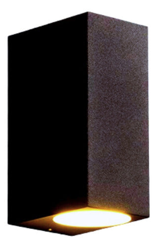 Pack 2 Aplique Led Kapelle Ip54 Doble Gu10 Konnergie Deus