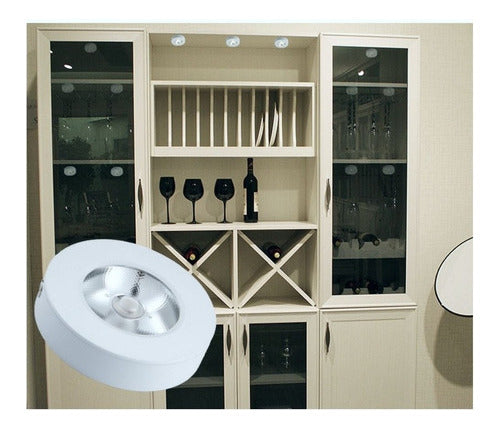 Panel Sobrepuesto Redondo Elegante Decorativo Led 5w