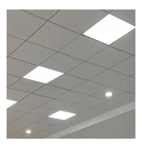 Panel Led Plafón Cielo Americano Embutido 60x60 45w