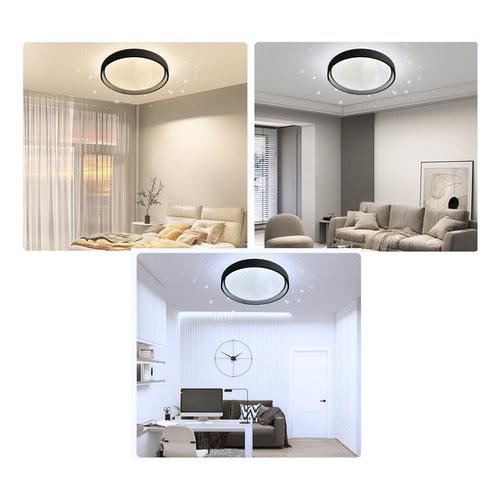 Lampara Plafón Led Sobrepuesto Redonda Moderna 84w 40cm - Deus Group