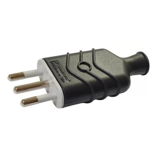 Enchufe Macho Volante 2p+t Pesado 10a 250v Sec - Deus Group