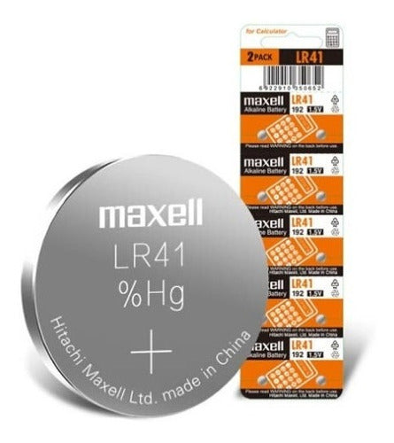 Maxell Micro Alkaline Lr41 1.5v Pack 10 Pilas - Mi tienda