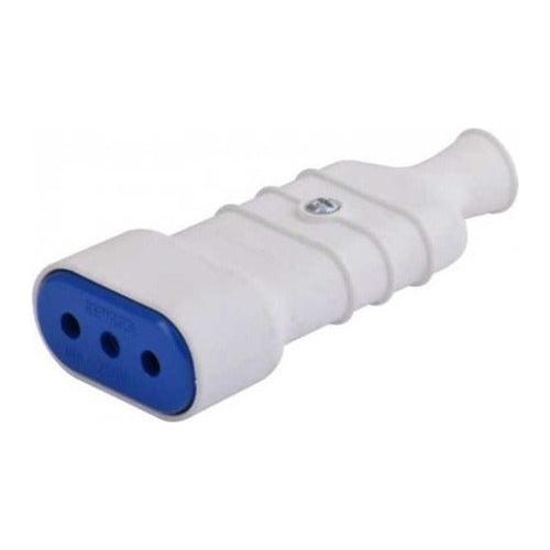 Enchufe Hembra Volante Pesado 10a 250v 2p+t Sec - Deus Group