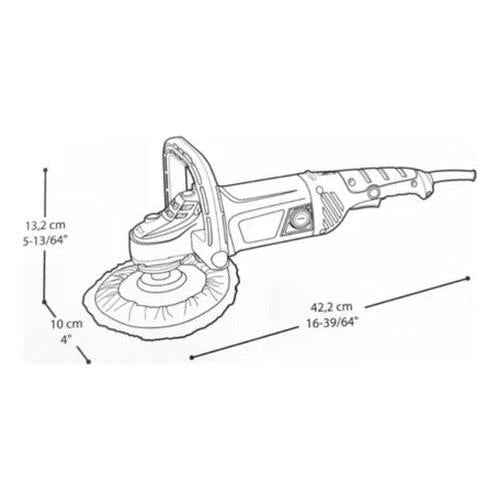 Pulidora Lijadora Eléctrica Profesional Auto 1300w Crown - Deus Group