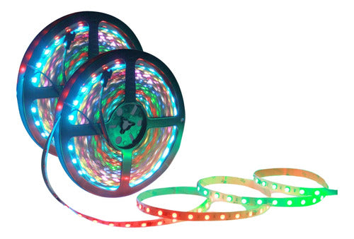 Pack 2 Cinta Led 24v 5050 Ip20 Rgb 5 Metros Konnergie Deus