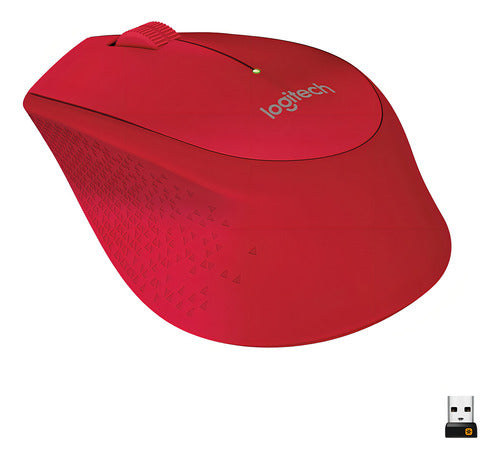 Mouse Inalambrico Logitech M280 Rojo - Deus Group