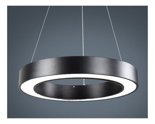 Lámpara Led Colgante Redonda Moderna 60cm 36w Luz Fría - Deus Group