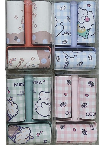 Pack X3 Rodillo Quita Pelo Multiuso Ropa Mascota Saca Pelusa Color Según Stock - Deus Group