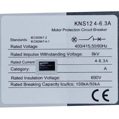 Guardamotor 4-6.3a, 660v Stanford Protector Seguridad - Mi tienda