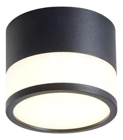 Panel Sobrepuesto Con Vidrio Decorativo Led 7w Luz Fría