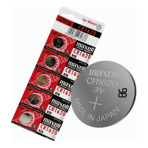 Blíster Pilas Botón Maxell Cr1620 5 Unidades 3v - Mi tienda