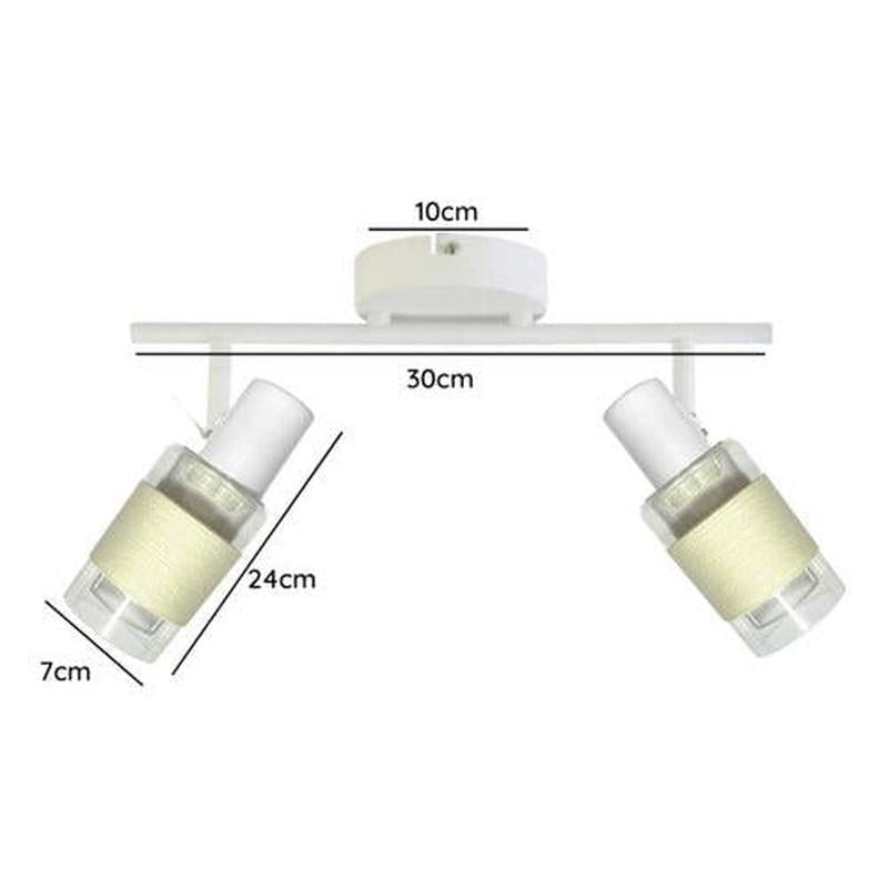 Aplique Doble Porta E14 LED Zaurak Konnergie Deus - Deus Group