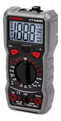 Multimetro Multi Tester Digital Medidor Portatil 600v Crown