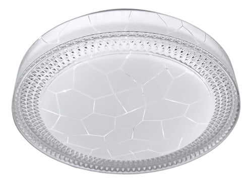 Lámpara Plafón Led 48w 26cm Redondo Sobrepuesto Elegante