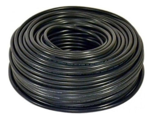 Cordon Negro 3x0.75mm 50 Metros Flexible Certificado Sec