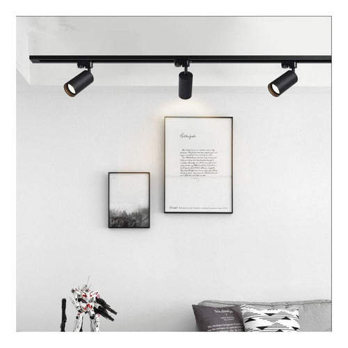 Foco Riel Monofásico 30w Led Luz Neutra 4000k 220v 2700lm