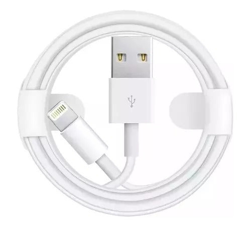 Cable Cargador Lightning 1 Metro Compatible iPhone iPad