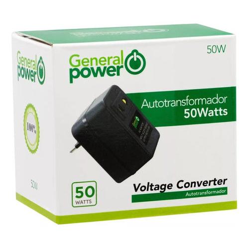 Auto Transformador Corriente 220v A 110v 50 Watts Portátil - Deus Group
