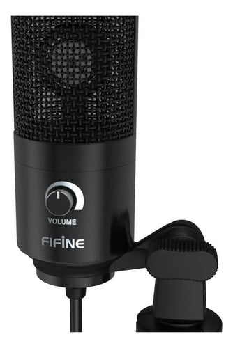 Micrófono De Condensador Fifine Pc Xbox Ps5 Mac Usb K669b