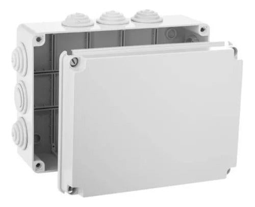 Caja Estanca Ip55 Ik07 Pvc Con Cono 200x200x80 Sec