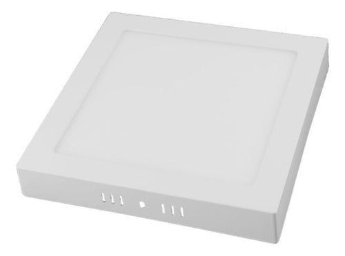 Pack 10 Panel Sobrepuesto Cuadrado 18w Calido Neutro Frio