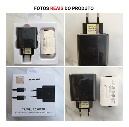Cargador Genérica 45w Usb-c De Pared Con Cable Carga Super Rápida Negro
