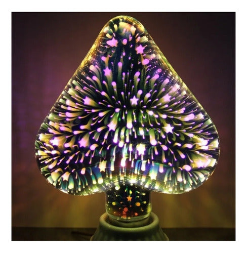 Ampolleta LED 3W 3D RGB Diseño Corazón Decorativo Colores