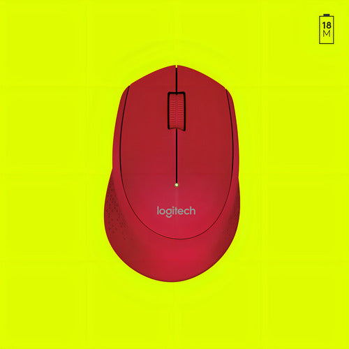 Mouse Inalambrico Logitech M280 Rojo - Deus Group