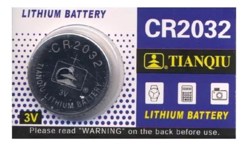 Pila CR2032 Tipo Botón Steren GP Litio 2032 | Multiusos