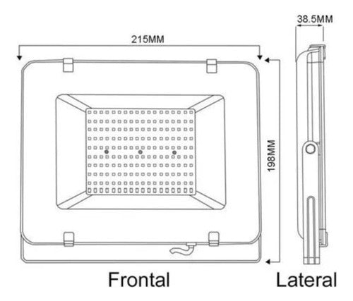 Pack 2 Foco Led 100w Sec 18000lm+soporte Atril Trípode 150cm